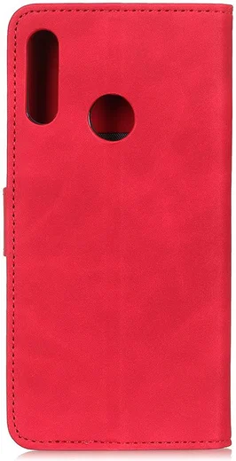 KHAZNEH Samsung Galaxy A10s Hoesje Vintage Wallet Book Case Rood afbeelding 3