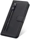 Realme 7i Hoesje Portemonnee Book Case met Zipper Zwart afbeelding 13