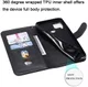 Realme 7i Hoesje Portemonnee Book Case met Zipper Zwart afbeelding 3