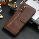 Realme 7i Hoesje Portemonnee Book Case met Zipper Bruin afbeelding 7