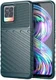 Realme 8 4G Hoesje TPU Thunder Design Back Cover Groen afbeelding 1
