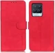 KHAZNEH Realme 8 4G Hoesje Retro Wallet Book Case Rood afbeelding 4