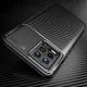 Realme 8 4G Hoesje Siliconen Carbon TPU Back Cover Zwart afbeelding 8