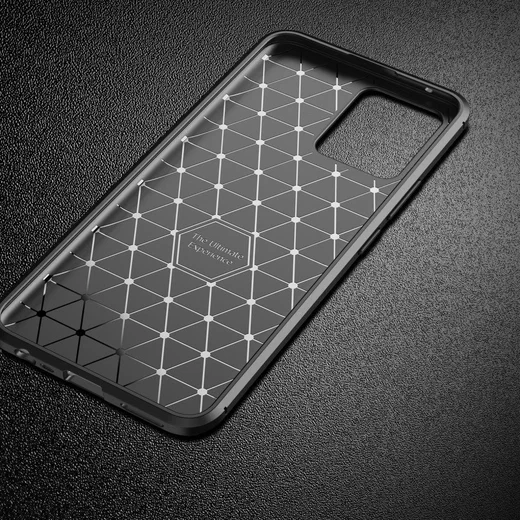 Realme 8 4G Hoesje Siliconen Carbon TPU Back Cover Zwart afbeelding 11