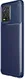 Realme 8 4G Hoesje Siliconen Carbon TPU Back Cover Blauw afbeelding 1