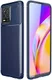 Realme 8 4G Hoesje Siliconen Carbon TPU Back Cover Blauw afbeelding 6