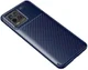 Realme 8 4G Hoesje Siliconen Carbon TPU Back Cover Blauw afbeelding 4