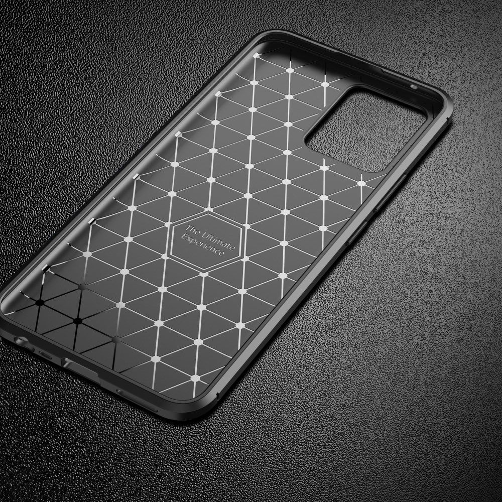 Realme 8 4G Hoesje Siliconen Carbon TPU Back Cover Blauw afbeelding 11