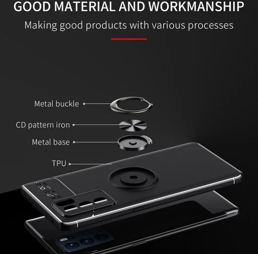 Oppo Reno 6 Pro Hoesje kickstand afbeelding 5