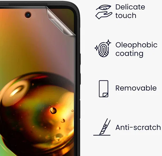 Nokia XR20 Screen Protector Soft TPU Display Folie Anti-Explosie afbeelding 2