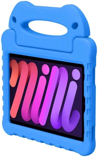 Apple iPad Mini 7/6 Kinder Tablethoes met Handvat Blauw afbeelding 7