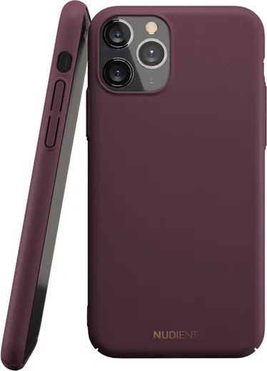 Nudient Thin Case V2 Apple iPhone 11 Pro Max Hoesje Back Cover Rood afbeelding 1