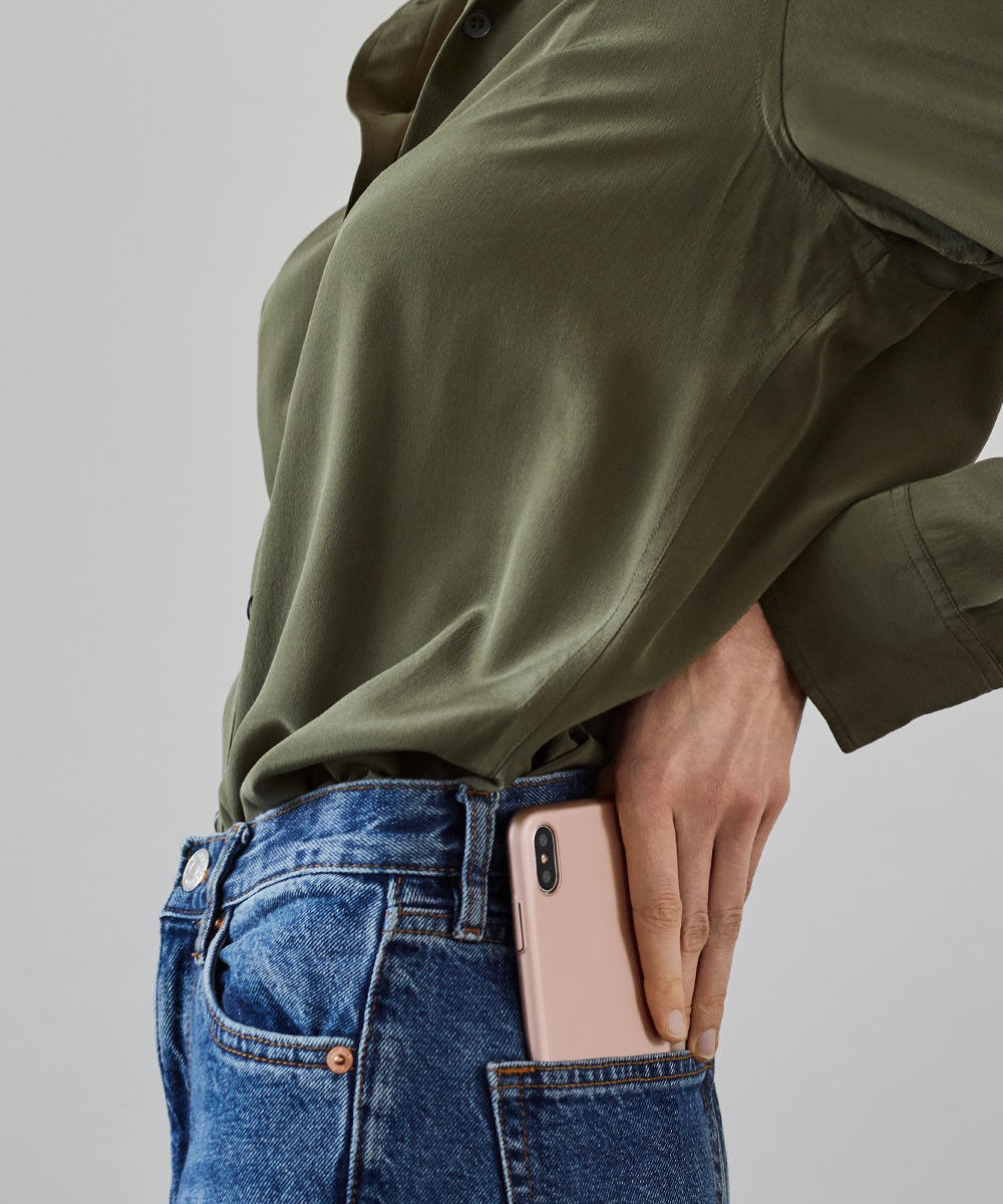 Nudient Thin Case V2 iPhone 7/8/SE2020/2022 Hoesje Back Cover Roze afbeelding 5