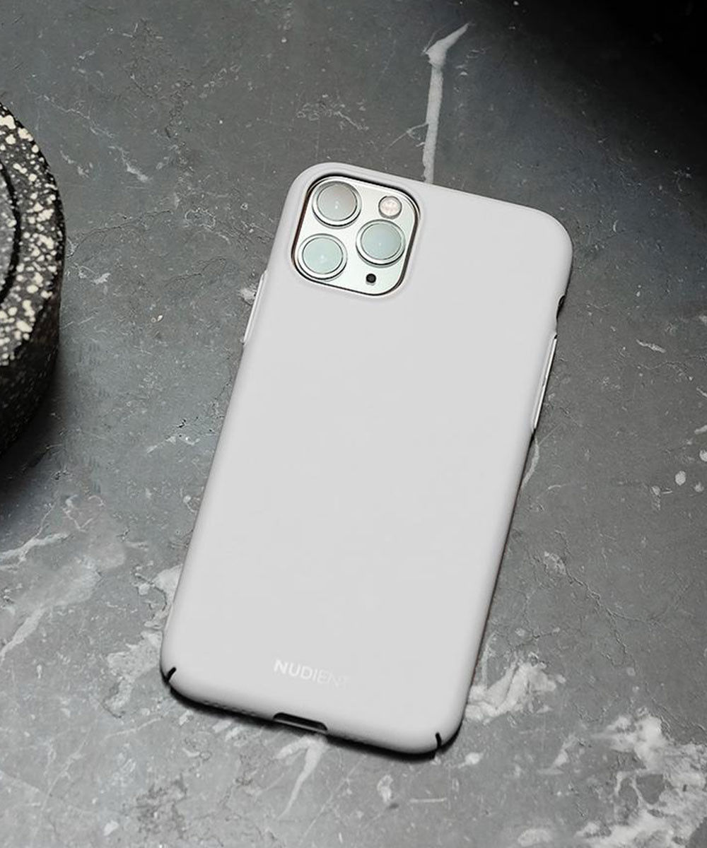 Nudient Thin Case V2 Apple iPhone X/XS Hoesje Back Cover Grijs afbeelding 3