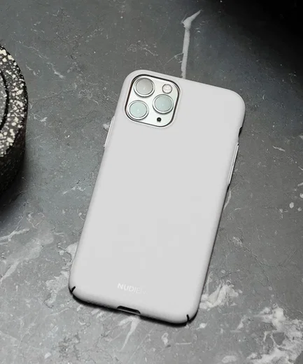 Nudient Thin Case V2 Apple iPhone X/XS Hoesje Back Cover Grijs afbeelding 3