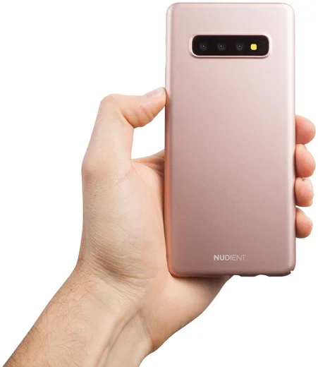 Nudient Thin Case V2 Samsung Galaxy S10 Plus Hoesje Back Cover Roze afbeelding 1