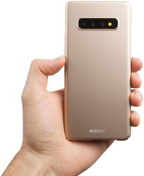 Nudient Thin Case V2 Samsung Galaxy S10 Plus Hoesje Back Cover Goud afbeelding