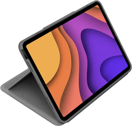 Logitech Folio Touch Apple iPad Air (2020) Hoes met Toetsenbord Grijs afbeelding 4