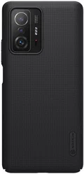 Nillkin Super Frosted Shield Xiaomi 11T/11T Pro Hoesje Backcover Zwart afbeelding