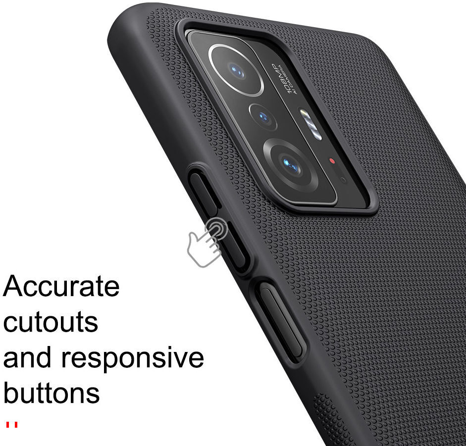 Nillkin Super Frosted Shield Xiaomi 11T/11T Pro Hoesje Backcover Zwart afbeelding 10