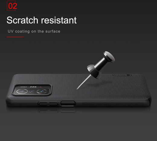 Nillkin Super Frosted Shield Xiaomi 11T/11T Pro Hoesje Backcover Zwart afbeelding 12