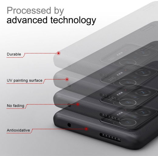 Nillkin Super Frosted Shield Xiaomi 11T/11T Pro Hoesje Backcover Zwart afbeelding 5