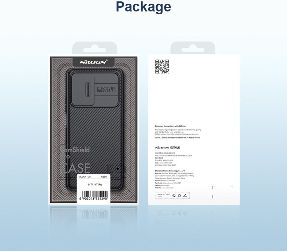 Nillkin CamShield Xiaomi 11T / 11T Pro Hoesje met Camera Slider Zwart afbeelding 15