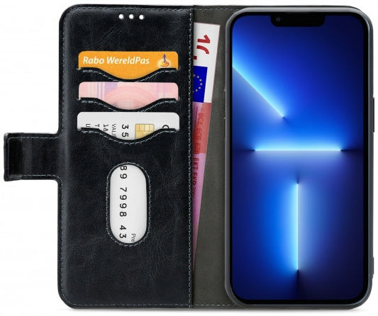 Mobilize Gelly Wallet Apple iPhone 13 Pro Hoesje Portemonnee Zwart afbeelding 4