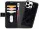Mobilize Gelly Wallet Zipper iPhone 13 Pro Max Hoesje Zwart afbeelding 1