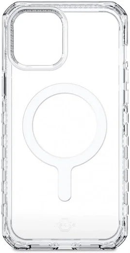 ITSKINS Supreme MagClear Apple iPhone 13 Hoesje Transparant/Wit afbeelding 1