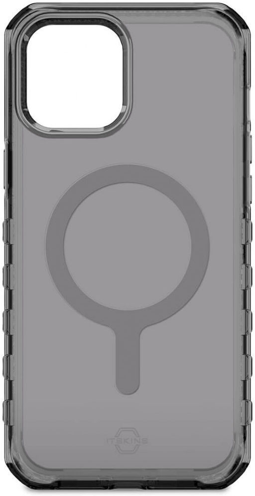 ITSKINS Supreme MagClear Apple iPhone 13 Hoesje Transparant/Grijs afbeelding 1