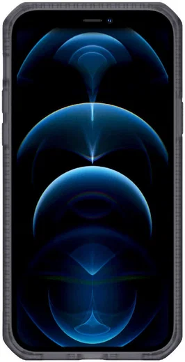 ITSKINS Hybrid Frost Apple iPhone 12 / 12 Pro Hoesje Transparant/Zwart afbeelding 5