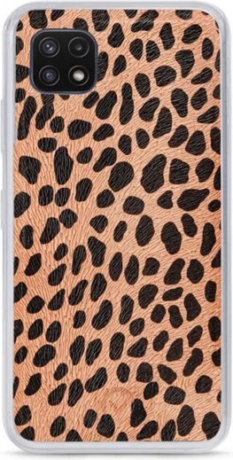 Mobilize Wallet Zipper Samsung Galaxy A22 5G Hoesje Olive Leopard afbeelding 2