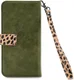 Mobilize Wallet Zipper Samsung Galaxy A22 5G Hoesje Olive Leopard afbeelding 4