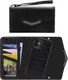 Mobilize Velvet Clutch Apple iPhone 12 / 12 Pro Hoesje Black Croco afbeelding 4