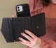 Mobilize Velvet Clutch Apple iPhone 12 / 12 Pro Hoesje Black Croco afbeelding 7