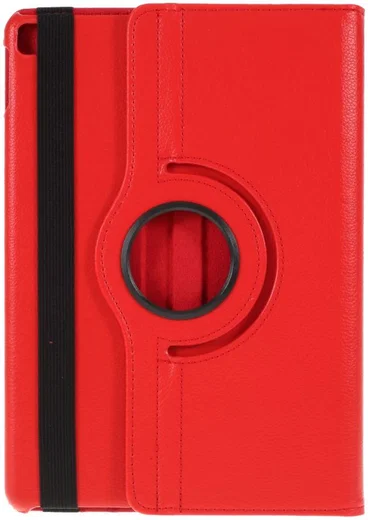 Apple iPad 10.2 2019 / 2020 / 2021 Hoes met Roterende Stand Rood afbeelding 1