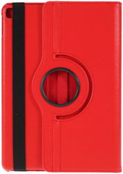 Apple iPad 10.2 2019 / 2020 / 2021 Hoes met Roterende Stand Rood afbeelding