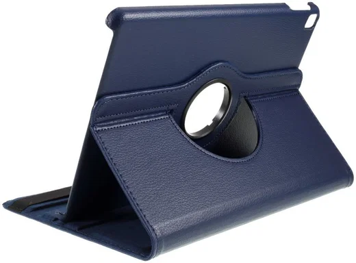 Apple iPad 10.2 2019 / 2020 / 2021 Hoes met Roterende Stand Blauw afbeelding 2