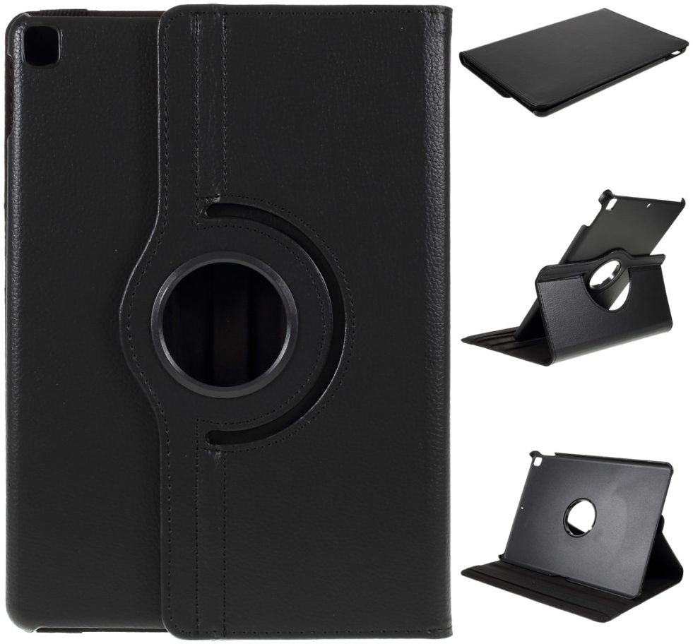 Apple iPad 10.2 2019 / 2020 / 2021 Hoes met Roterende Stand Zwart afbeelding 4