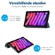 Apple iPad Mini 7 / 6 Hoes Tri-Fold Book Case met Blossom Print afbeelding 5
