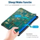 Apple iPad Mini 7 / 6 Hoes Tri-Fold Book Case met Blossom Print afbeelding 7