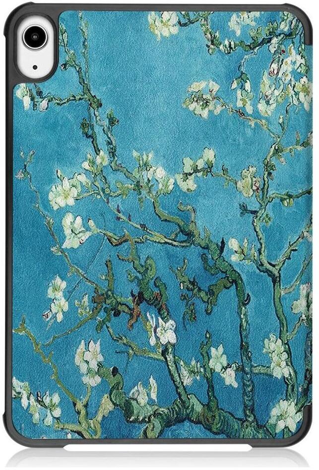 Apple iPad Mini 7 / 6 Hoes Tri-Fold Book Case met Blossom Print afbeelding 9