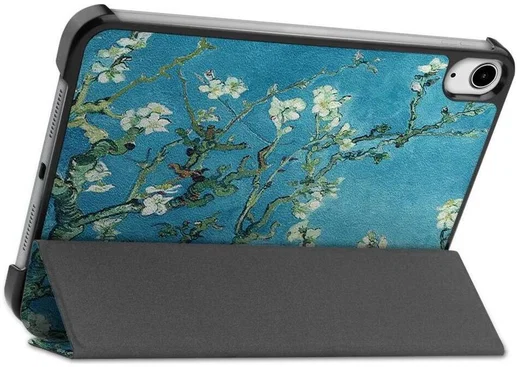 Apple iPad Mini 7 / 6 Hoes Tri-Fold Book Case met Blossom Print afbeelding 11