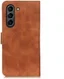 KHAZNEH Samsung Galaxy S21 FE Hoesje Vintage Wallet Book Case Bruin afbeelding 4