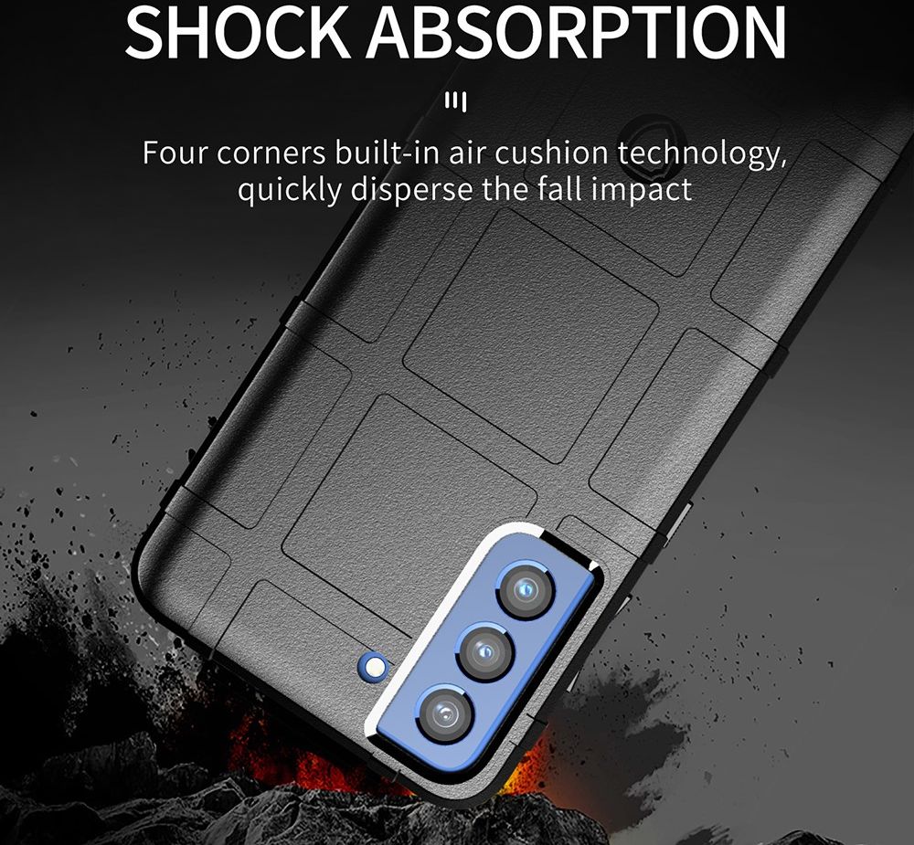 Samsung Galaxy S21 FE Hoesje Shock Proof Rugged Shield Groen afbeelding 2