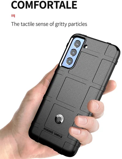 Samsung Galaxy S21 FE Hoesje Shock Proof Rugged Shield Groen afbeelding 4