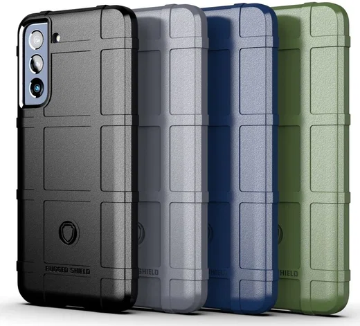 Samsung Galaxy S21 FE Hoesje Shock Proof Rugged Shield Groen afbeelding 8