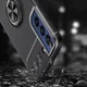 Samsung Galaxy S21 FE Hoesje met Ring Magneet Kickstand Blauw afbeelding 14