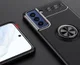 Samsung Galaxy S21 FE Hoesje met Ring Magneet Kickstand Blauw afbeelding 4